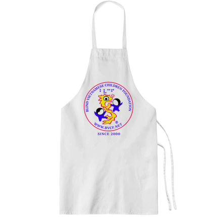 BVCF Unisex white Apron